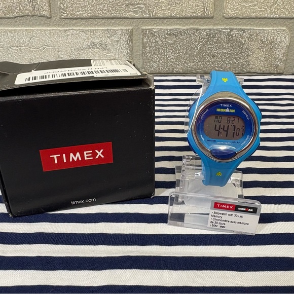 Timex Accessories - Timex Ironman Light Blue Digital Watch With Water Resistance upto 50M